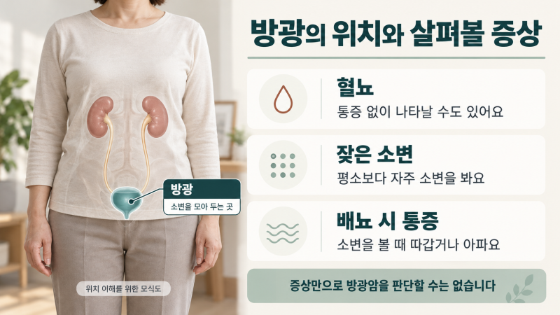 소변에 피가 섞여 나온다면? 통증 없는 방광암 증상과 대처법