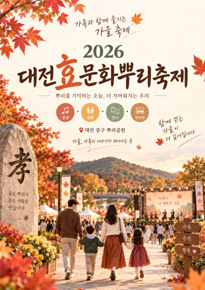2026 Daejeon Hyomunhwa Ppuri Festival Schedule: Ppuri Park, Youth Festival, Busking, Activities, Food, and Parking