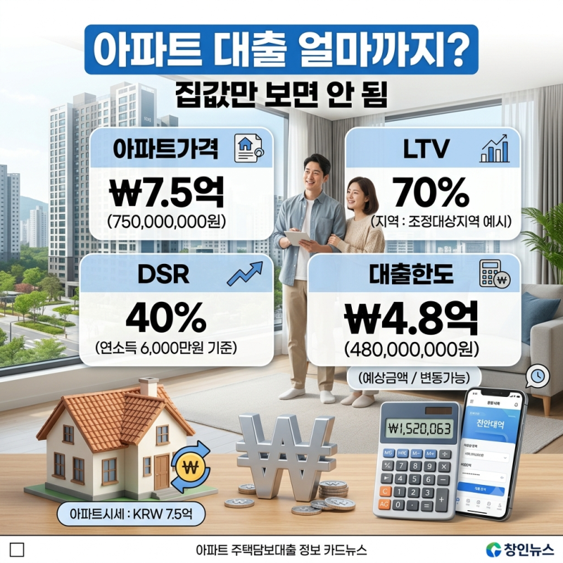 아파트 주택담보대출 얼마까지 나올까? 한도·금리·계산기·갈아타기 총정리