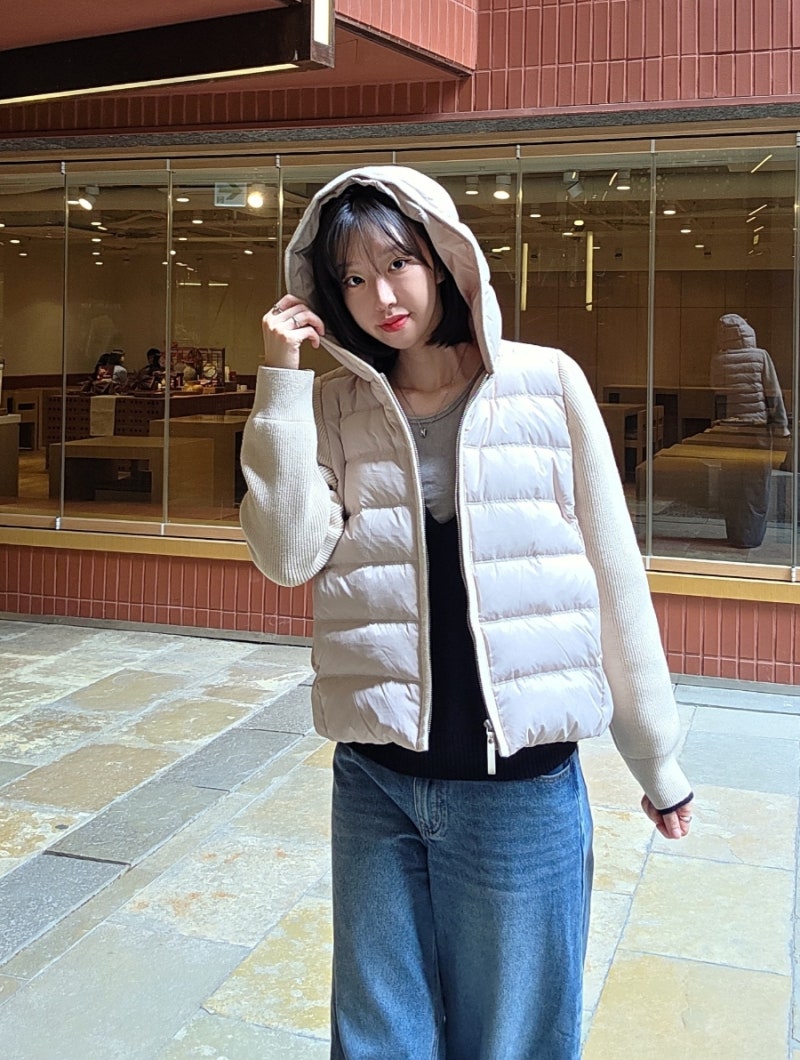 명품맛 여성 직장인 출근룩 경량패딩 클라비스에서 찾았다