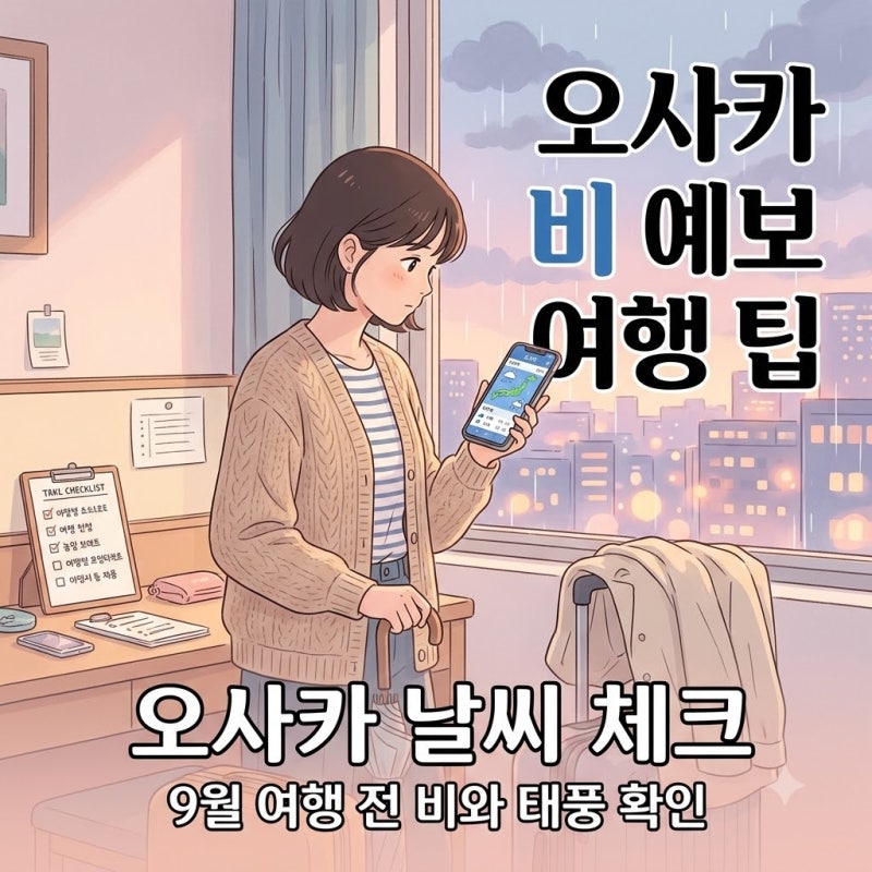 오사카 날씨 9월 여행 전 꼭 확인할 것: 비·태풍·옷차림까지 한 번에 정리