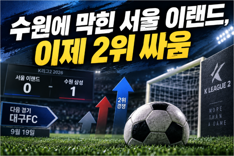 수원에 막힌 서울 이랜드, 김도균 감독이 짚은 결정력…이제 2위 경쟁이 더 중요해졌다