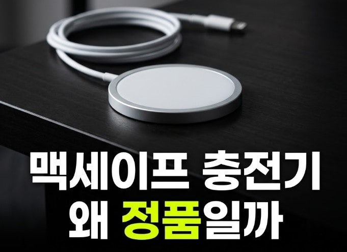 애플 정품 맥세이프 무선 충전기 호환 제품과 발열 충전속도 차이점