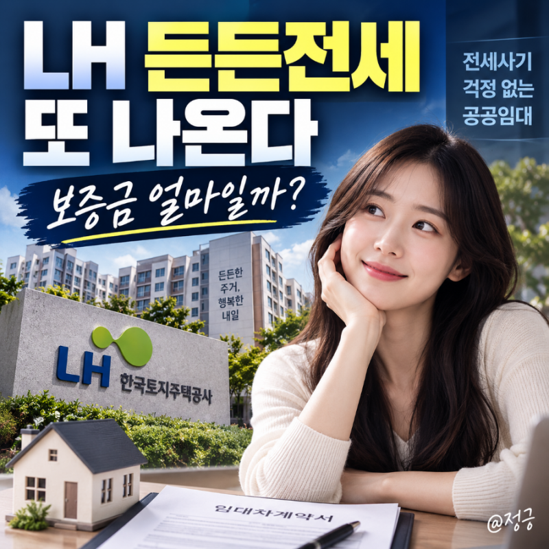 LH 든든전세 또 나온다, 보증금 얼마일까?