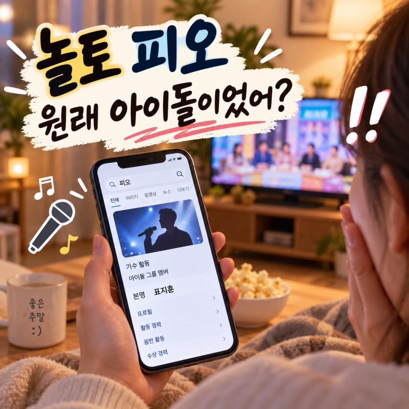 놀토 피오 원래 아이돌이었어? 지코와 같은 블락비 멤버, 본명은 표지훈