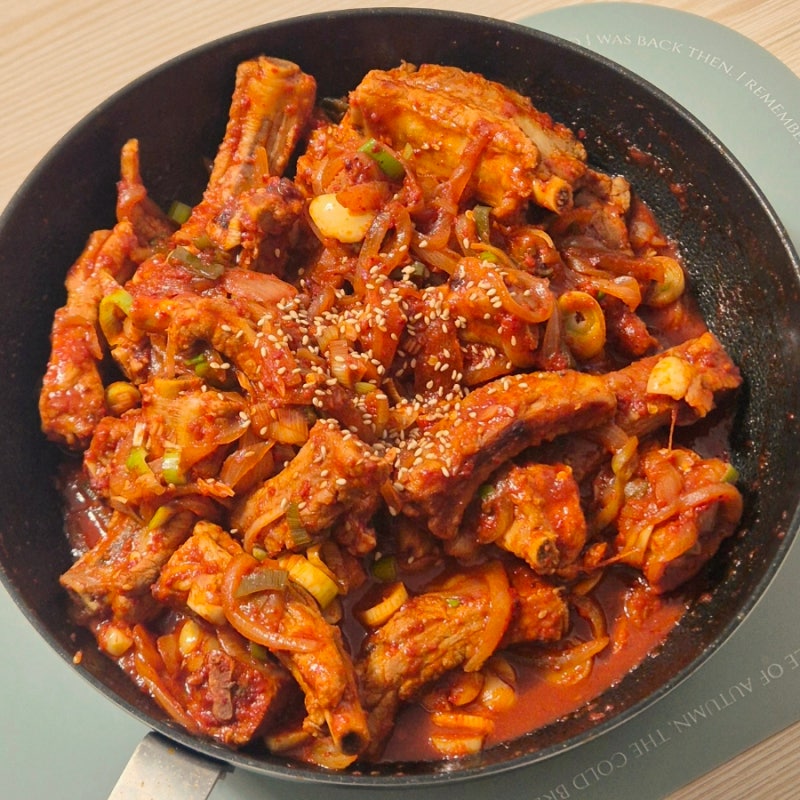 매운등갈비찜 레시피 등갈비 요리 추천!