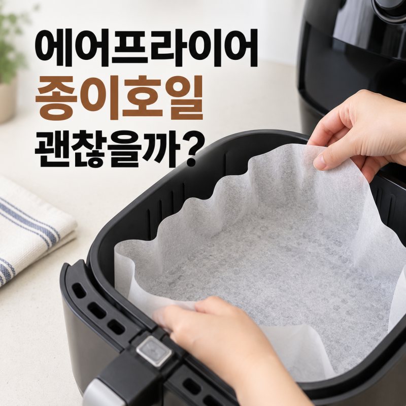 에어프라이어에 종이호일 매번 깔았는데 괜찮을까? 몰랐는데 문제는 따로 있었다