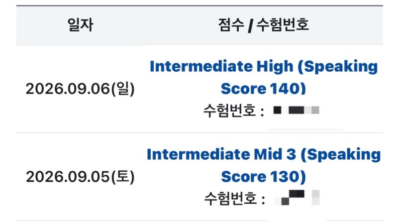 노베이스 토익 스피킹 IH 후기, 공부법