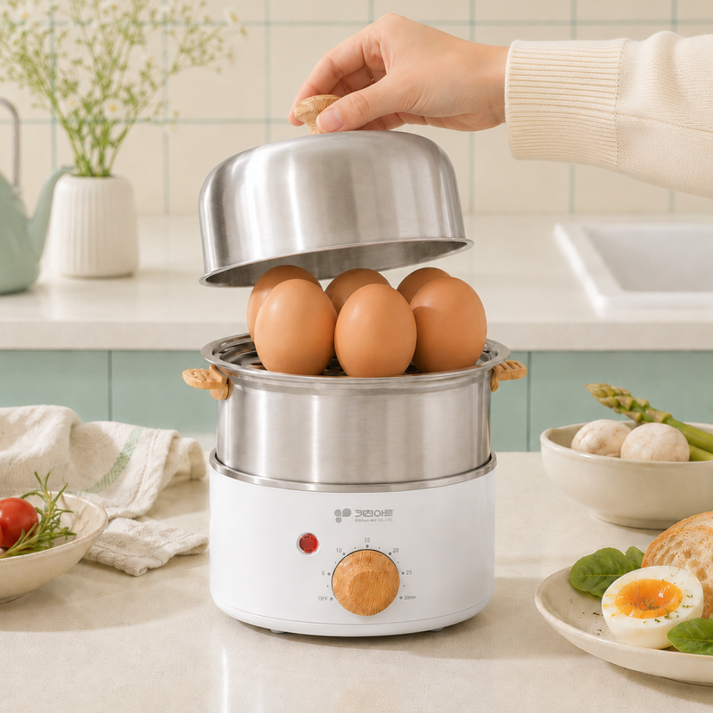 키친아트 계란찜기 직접 써보니 솔직 사용기