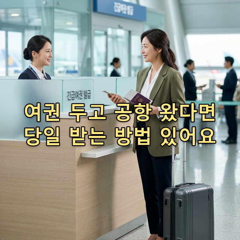 긴급여권 발급 조건과 기간 모두 정리