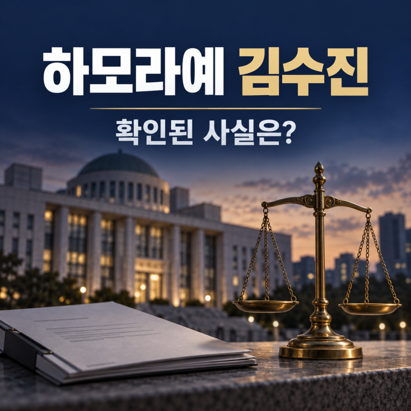 하모라예 김수진 검색 급증, 40대 가수 사건과 실명 확인은 별개