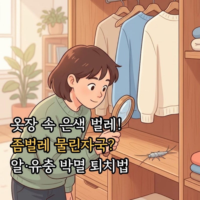 좀벌레 생기는 이유와 퇴치법! 물린자국 팩트부터 알·유충 박멸하는 좀벌레약·퇴치제 총정....