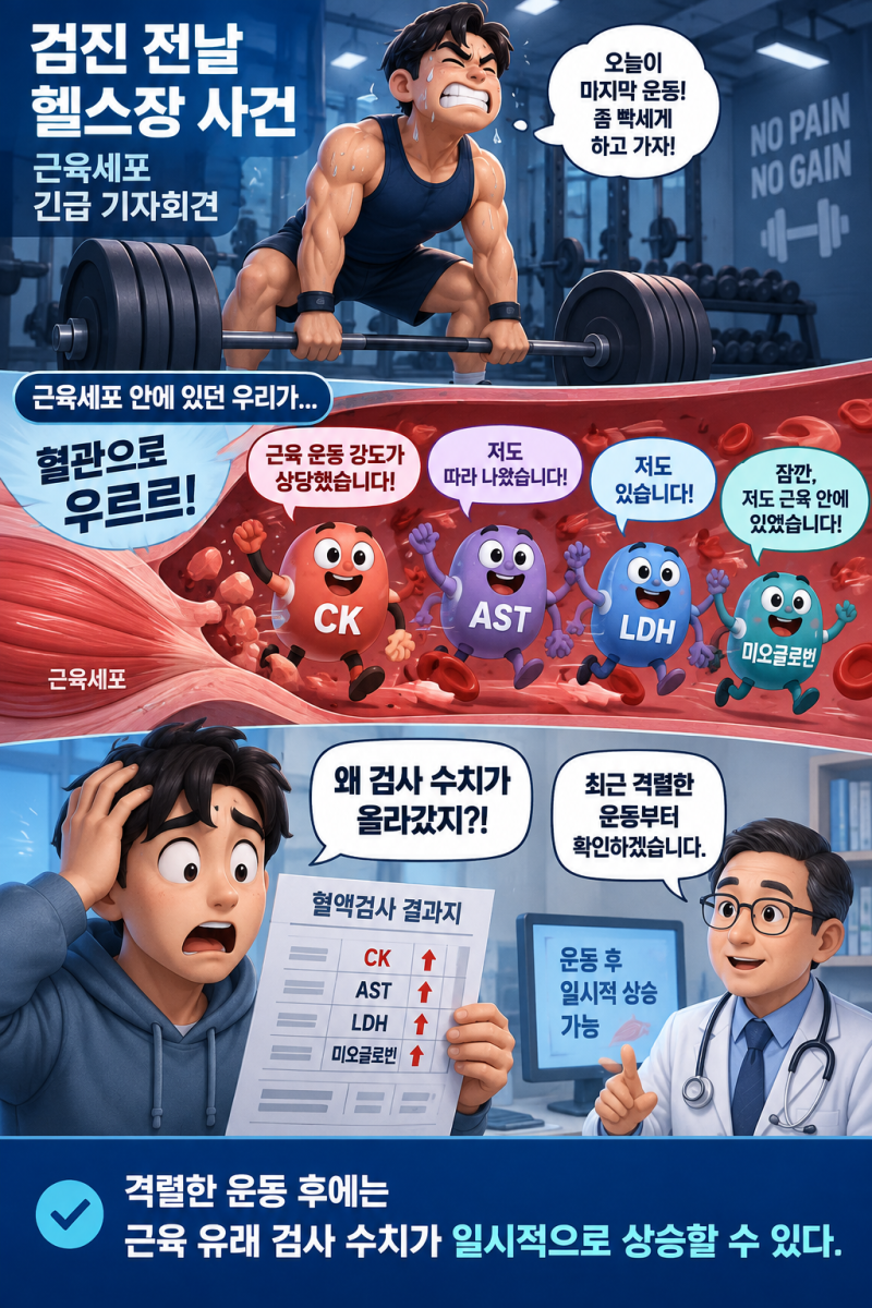 건강검진 전날 운동하면 검사 결과가 달라질까?