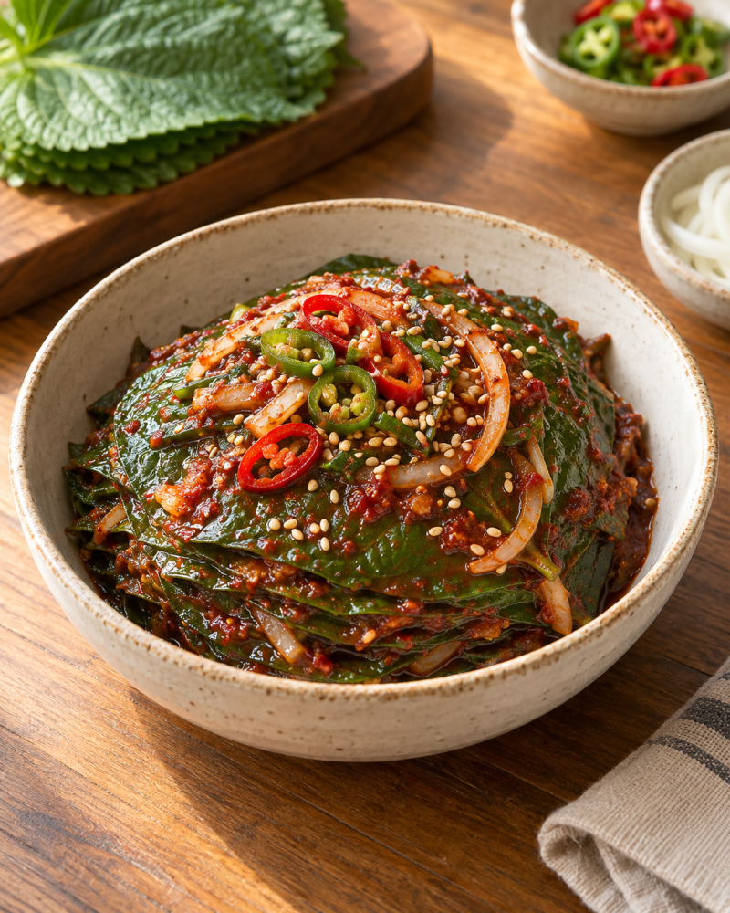 깻잎찜 황금레시피｜향긋한 깻잎에 간장 양념 촉촉하게 만드는 밥도둑 반찬