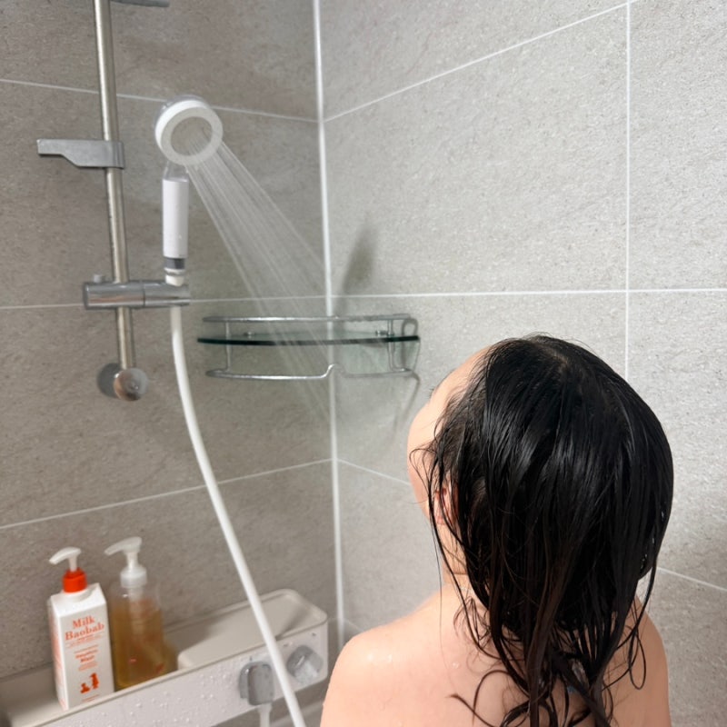 아기 있는 집 샤워기필터 교체 후기, 슬로운 필터샤워기 & 잔수배출 샤워호스