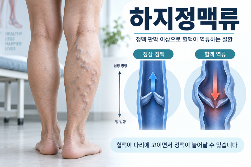하지정맥류 원인, 치료방법과 수술비용