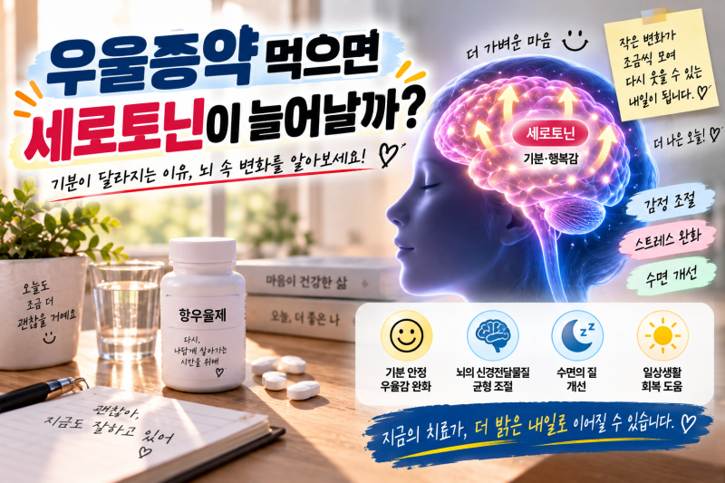 우울증약 먹으면 뇌 속에 무슨 일이 일어날까? 항우울제가 작용하는 원리