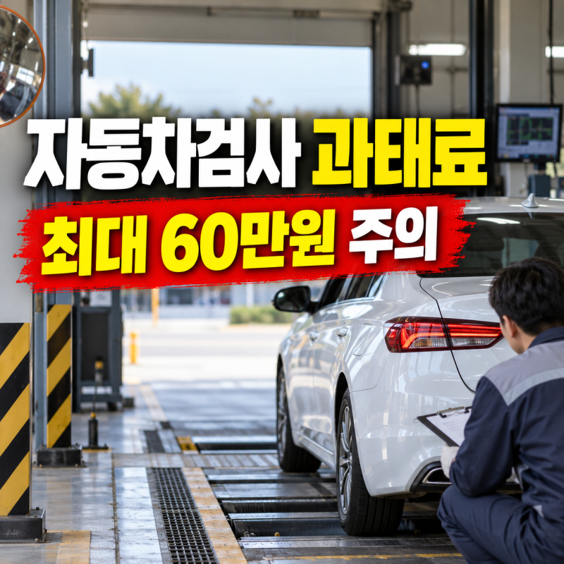 자동차검사 기간 조회와 예약방법, 날짜 넘기면 과태료 최대 60만 원
