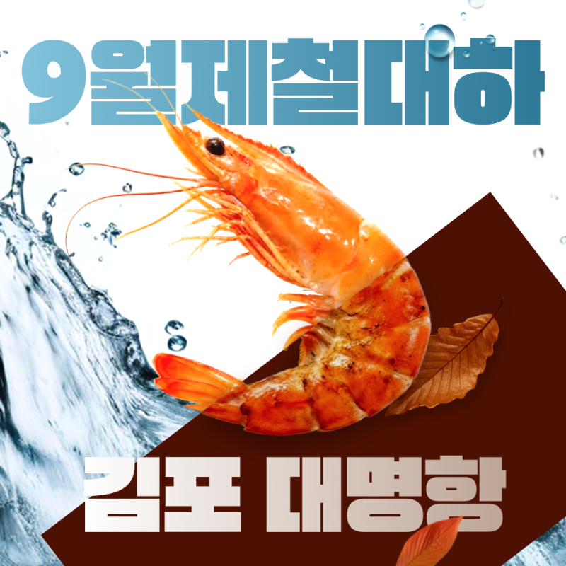 [일 상]9월 제철 대하, 김포 대명항에서 사다가 집에서 소금구이