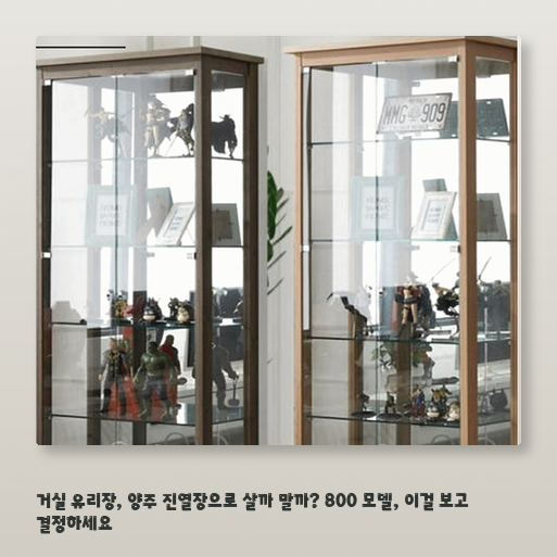 위스키 800 유리장, 양주 진열 고려 시 고려할 점