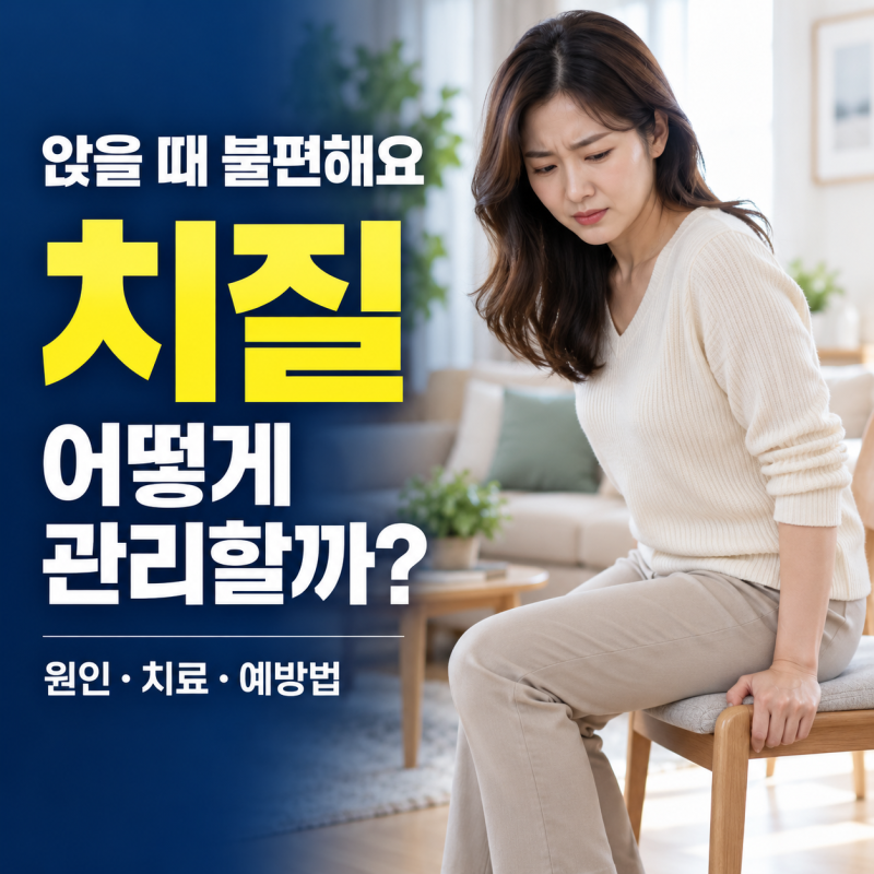 치질 원인과 치료·예방법