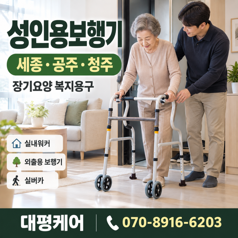 성인용보행기 세종·공주·청주, 실내워커부터 외출용 노인보행기·실버카 어르신 유모차 장....