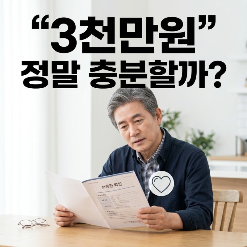 보험 상담실에서 있었던 이야기 #58 - “급성심근경색 진단비 3천만원이면 심장보험 충분한 ....