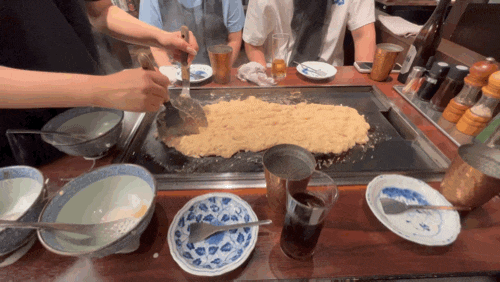 오사카 우메다 몬자야끼 맛집 | 모헤지, 루쿠아 10층