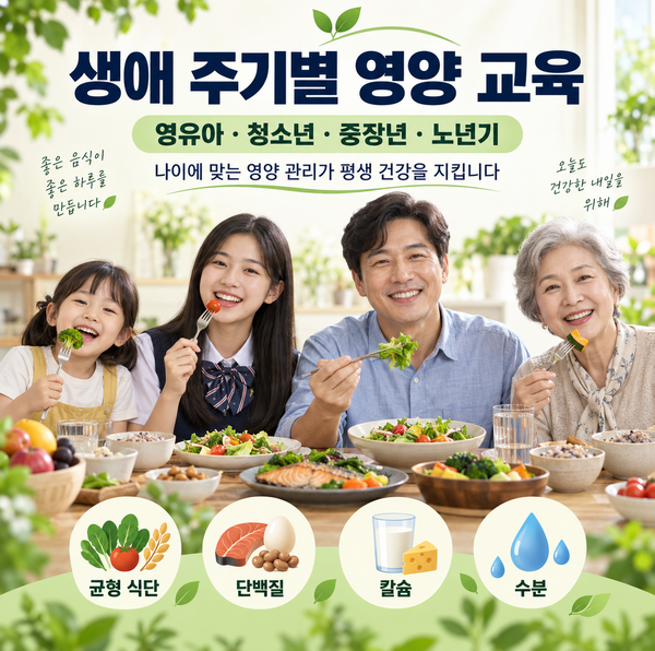 정부 혜택으로 연령별 영양관리! 영유아·청소년·중장년·노년기 식단과 영양플러스 신청방....