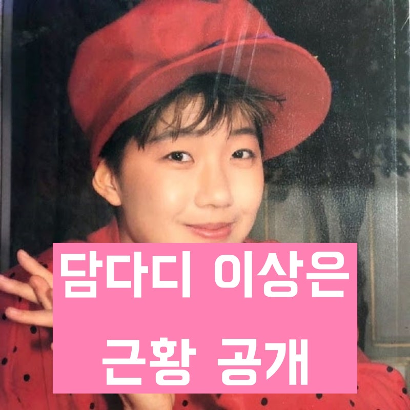 '담다디' 가수 이상은 근황 연예계에서 사라진 이유 '상품으로 보는 눈 싫어'