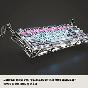 그라바스타 머큐리 V75 Pro, 사이버펑크 키보드 비교 분석