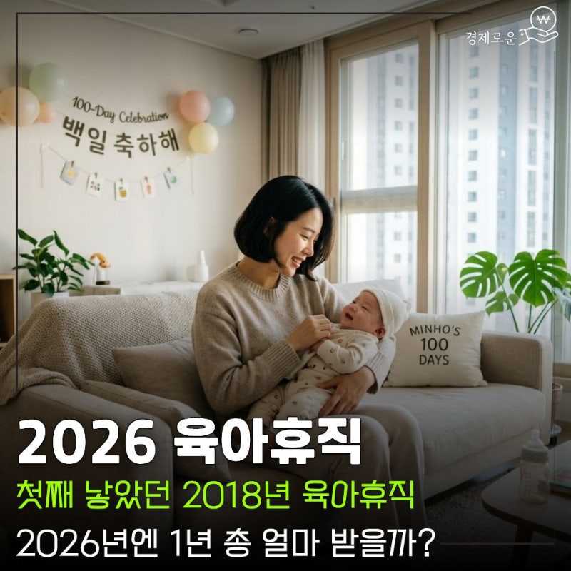 첫째 때는 이만큼 못 받았는데.. 육아휴직 급여 지금 월 최대 250만원?