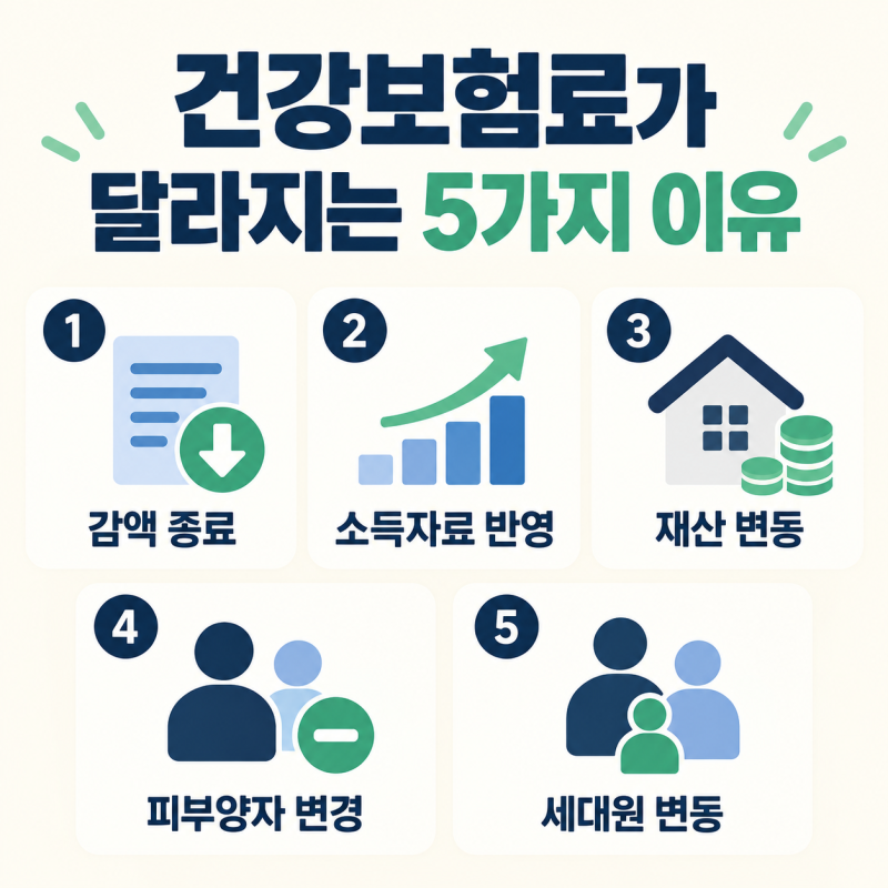 2026년 9월 건강보험료가 올랐어요? 지역가입자라면 이것부터 확인하세요