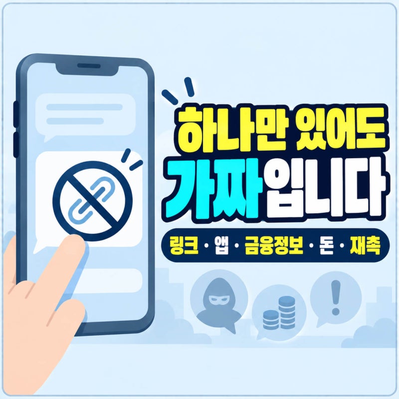 공공기관 사칭 문자·전화·방문, 이 5가지 중 하나만 있어도 사기입니다 (정부가 "100%"라고 했....