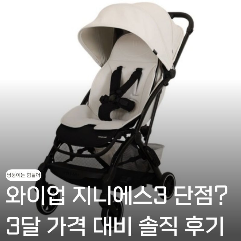 와이업 지니에스3 단점 3달 솔직후기 가격 대비 만족도는?