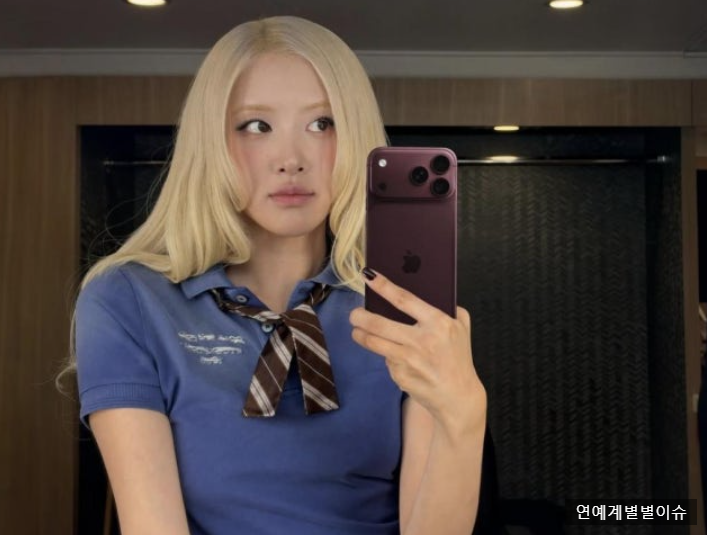 삼성 공식계정까지 등판했다…로제 아이폰18 사진 한 장에 난리, 나이 인스타 블랙핑크 애플