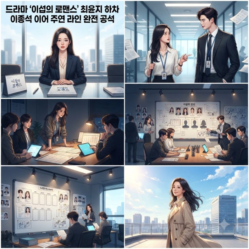 드라마 이섭의 연애 최윤지 하차 | 이종석 이어 주연 라인업 전면 공석 남녀 캐스팅 재구성