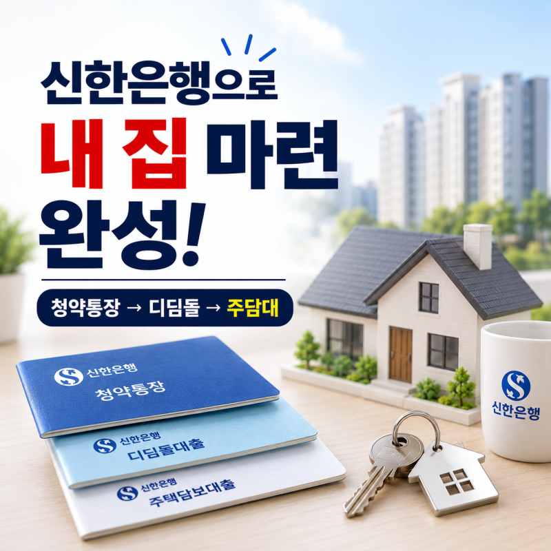 평범한 직장인이 신한은행 금융 라인업만으로 '청약통장부터 디딤돌·주담대'까지 거쳐 완벽....