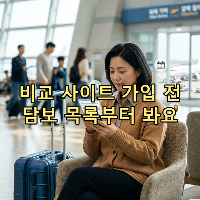 해외여행자보험 비교 사이트와 가입 정리