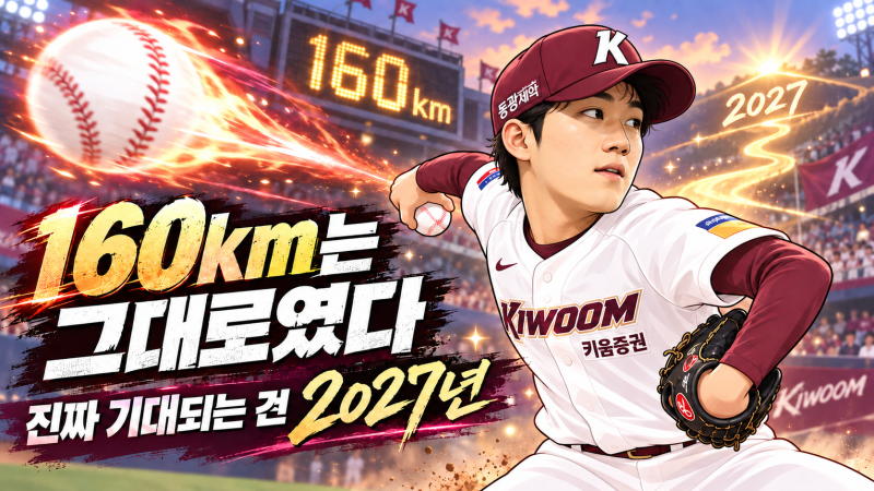 [KBO] 160km는 그대로였다…‘복귀 첫해’ 안우진, 진짜 기대되는 건 2027년