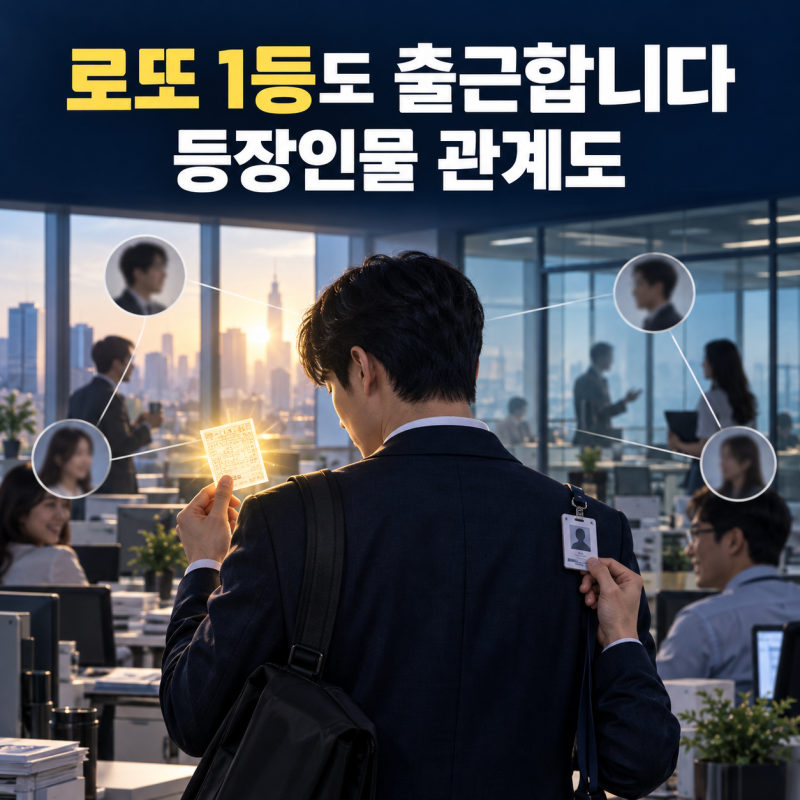 로또 1등도 출근합니다 등장인물 관계도 총정리｜이준혁·서현우 인물 분석