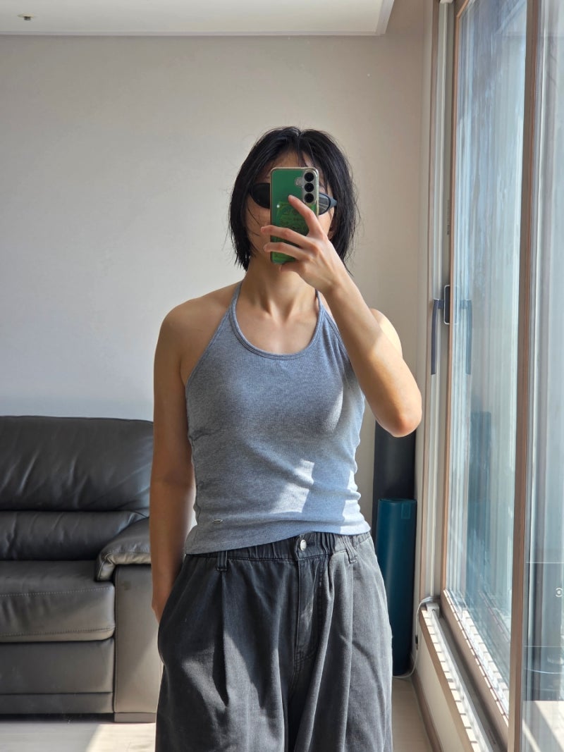 [패션/후기] 엣프터 홀터넥 브라탑 구매 후기(이때까지 입어본 브라탑들/노출 부담없는 디자....