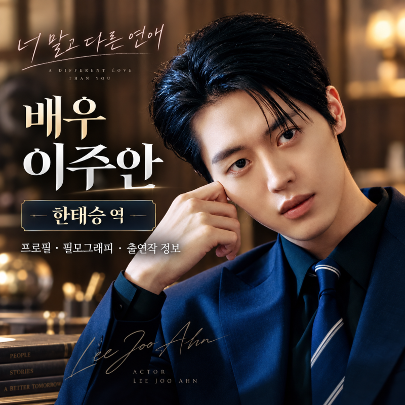 《너 말고 다른 연애》 한태승 역 배우 이주안｜1996년생·183.9cm·SKY 캐슬 데뷔부터 폭군의 셰....