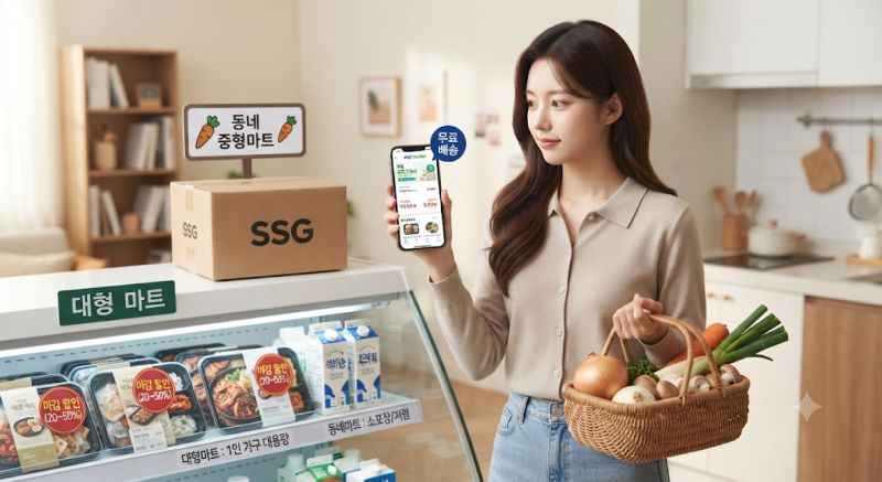 대형마트 vs 동네 중형마트 vs SSG/쿠팡: 어디서 사야 제일 쌀까?