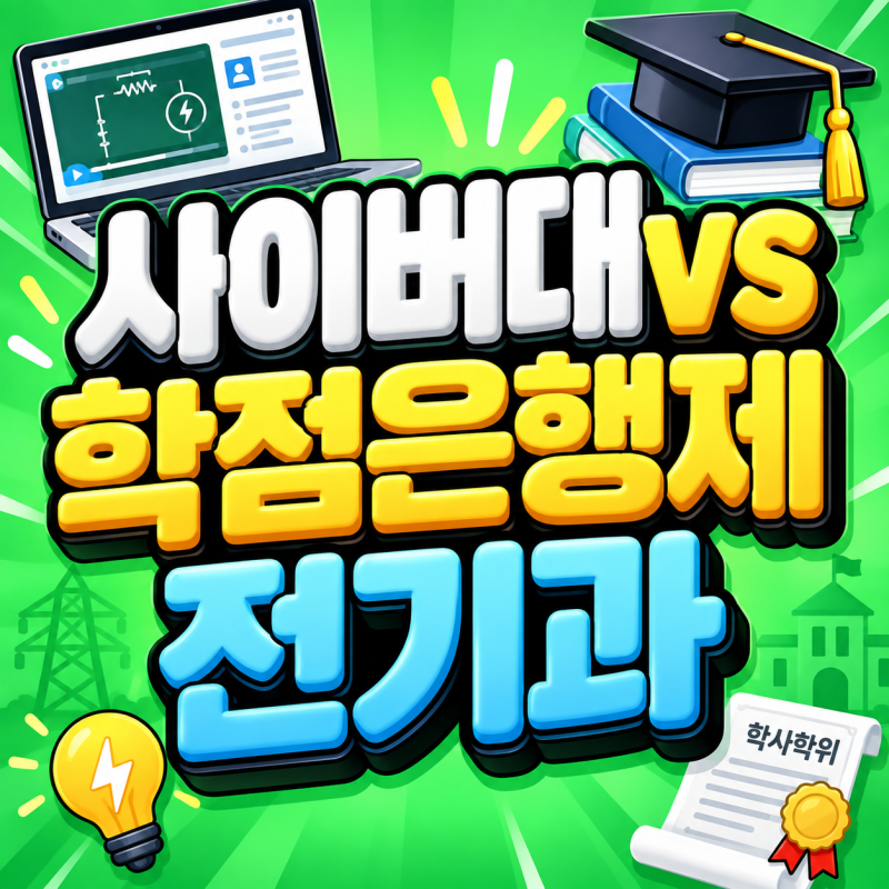 사이버대학교 전기과, 학점은행제 전기공학과 어떤 차이가 있을까?