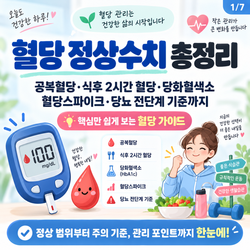 혈당 정상수치 총정리｜공복혈당·식후 2시간 혈당·당화혈색소·혈당스파이크·당뇨 전단계 ....