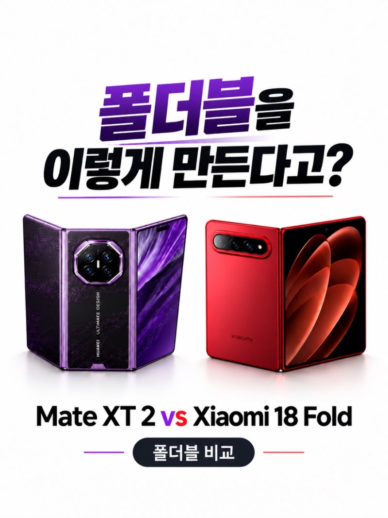 두 번 접는 폰 다음은 이거? 삼성·화웨이가 전혀 다른 폴더블을 만드는 이유