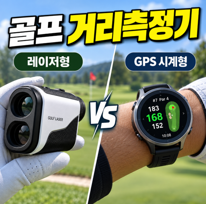골프 거리측정기 추천, 레이저 vs GPS 시계형 뭐가 좋을까? 캐디톡 미니온2·갤럭시 워치8 골프....