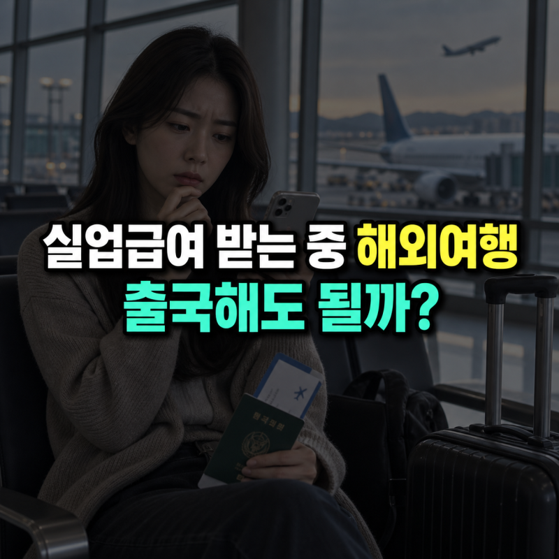 실업급여 받는 중 추석 해외여행 가도 될까? 출국일·실업인정일 전 꼭 확인