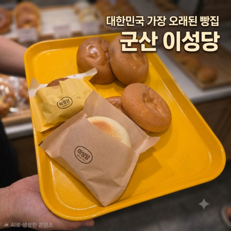 군산 이성당 토요일 오후 5시 웨이팅 후기 단팥빵 야채빵 생크림 앙금빵 카레고로케 솔직 맛 ....